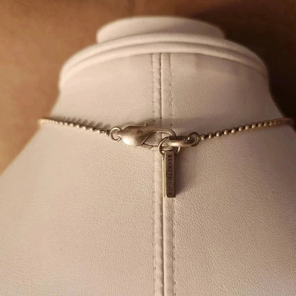 Kenneth Cole Silver Tone Plated Necklace - Picture 2 of 2